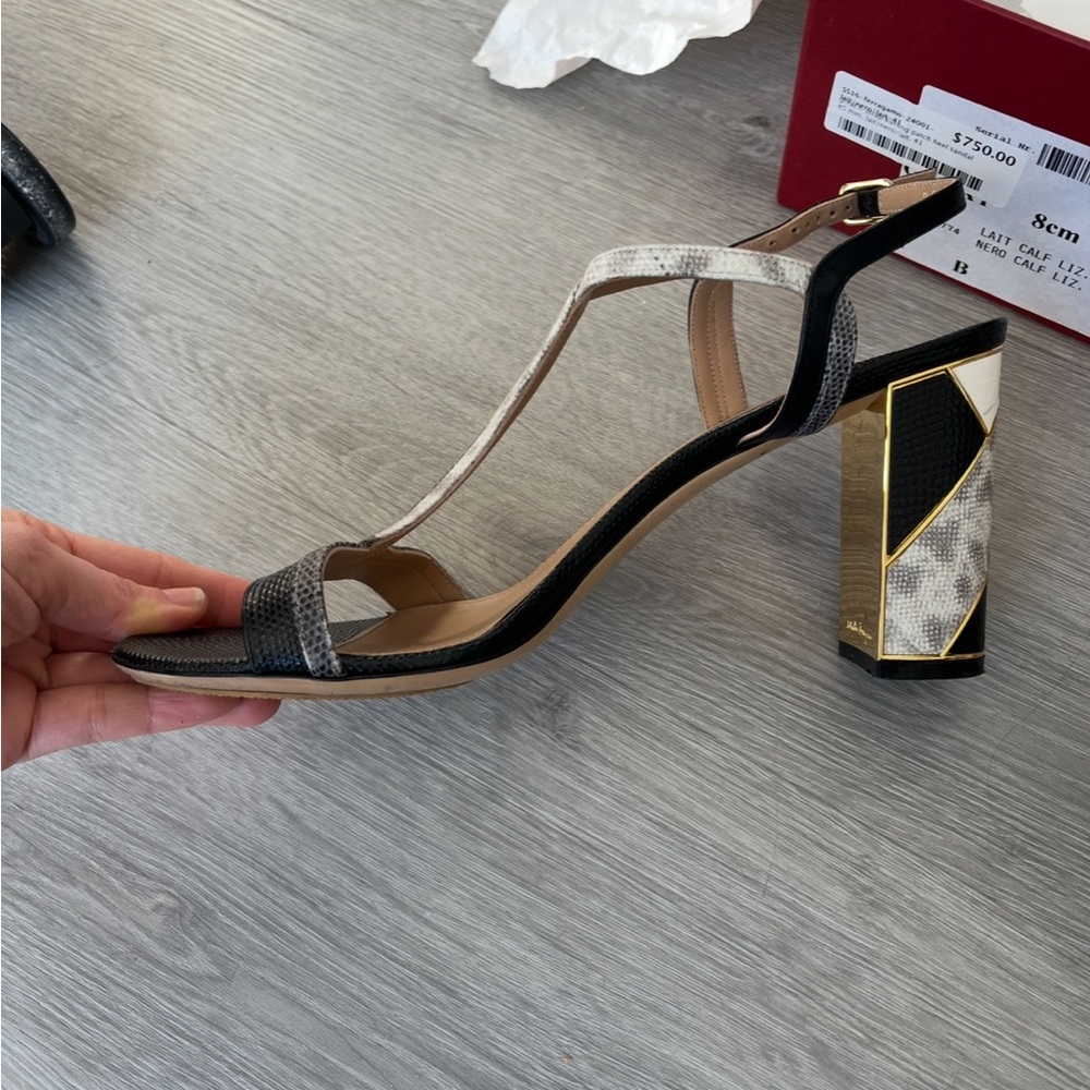 Elegant Black and White Women's Heels